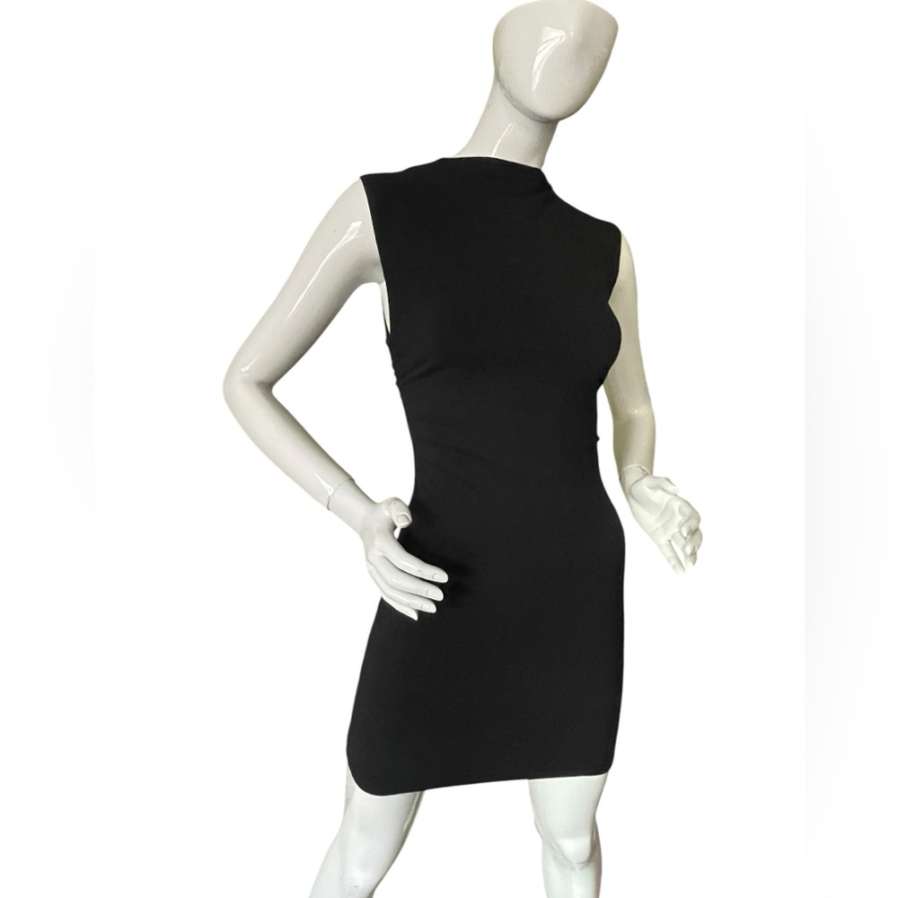 Reformation Aiden Black Sleeveless Bodycon Dress (XS)